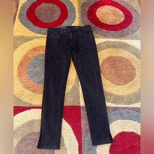 AG Adriano Goldschmied The Legging Ankle Super Skinny Ankle Jeans Black Size 27
